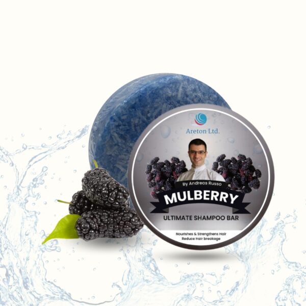 Handmade Mulberry Shampoo Bar: Nourishes & Repairs Dry Hair (Plant-Based)