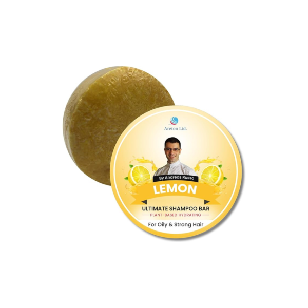 Handmade Lemon Shampoo Bar: Soothes Scalp, Nourishes Dry Hair (Plant-Based)