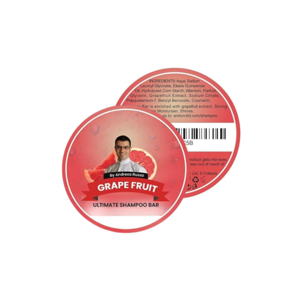 Handmade Grapefruit Shampoo Bar: Nourishes Dry Hair & Repairs (Plant-Based)