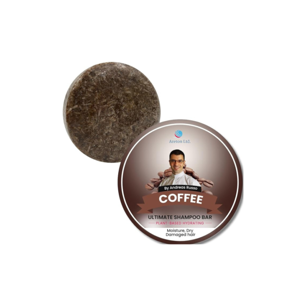 Handmade Coffee Shampoo Bar: Stimulates Scalp & Nourishes Dry Hair (Plant-Based)