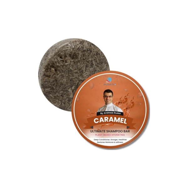 Handmade Caramel Shampoo Bar: Softens & Nourishes Dry Hair (Plant-Based)