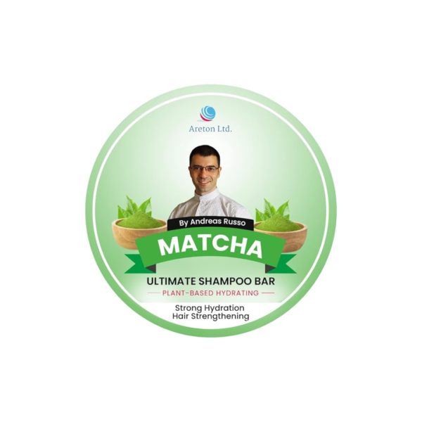 Handmade Matcha Shampoo Bar: Nourishes & Repairs Dry Hair (Plant-Based)